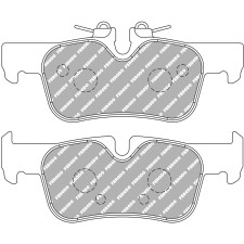 Plättchen FERODO DS2500 FCP4954H
