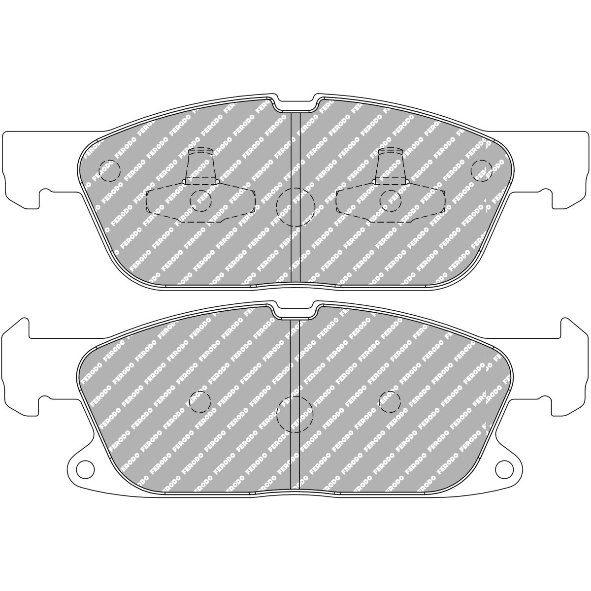 FERODO DS2500 Brake Pads FCP4930H - F-CP4930H - FCP4930H - 3666618076188