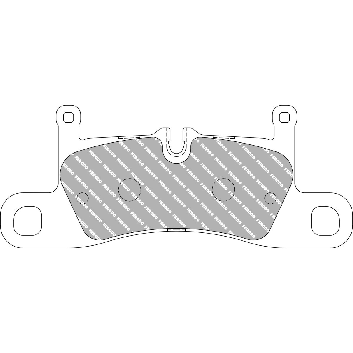 FERODO DS2500 Brake Pads FCP4424H - F-CP4424H - FCP4424H - 3666618076201