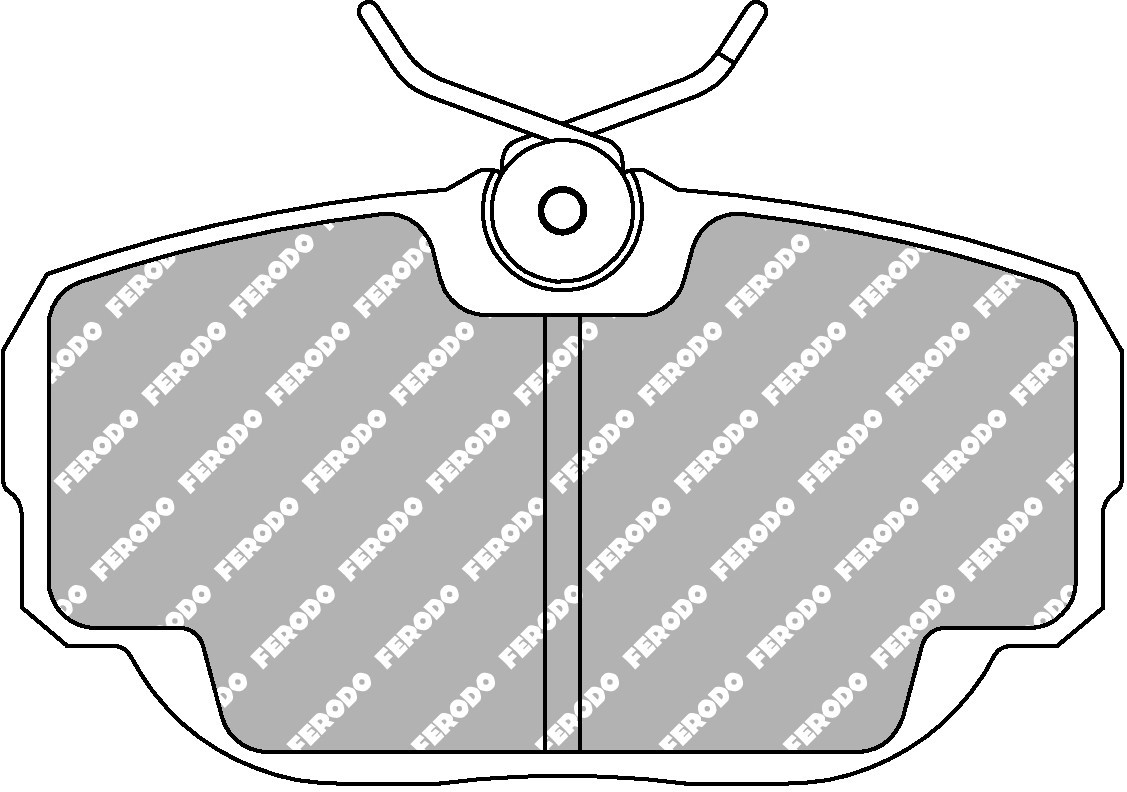 FERODO DS PERFORMANCE FDS660 Brake Pads - F-DS660 - FDS660 - 3666618076249