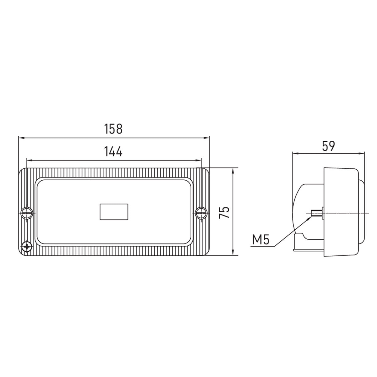 SIM 3216 Long-Range Headlight for Peugeot 309, GTI, 405, Mi16, AX, BX, CX - SIM-3216 - 3216.0000000 - 3666618848402