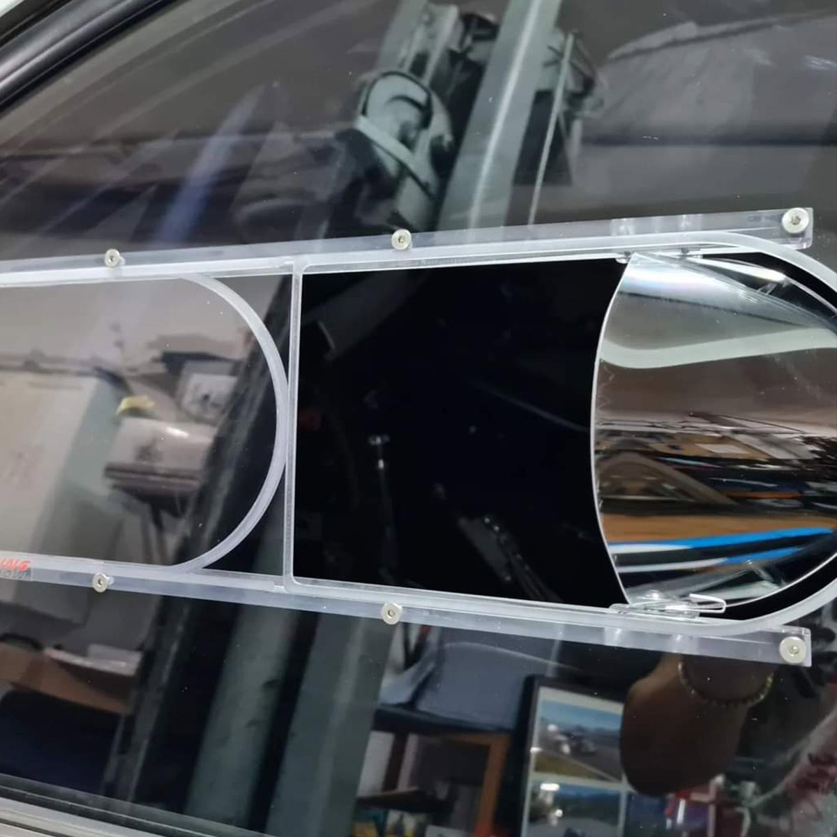 Belüftungsklappen für Makrolon Exolon Racing Window 2T6+D - RW-2T6-D - 2T6+D - 3666618796208