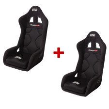 Pack of 2 GT2i Club Evo V2 tubular bucket seats, FIA 8855-1999 certified