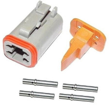 Komplettset: 4-poliger DEUTSCH-DT-Stecker für Kfz-Kabelbäume