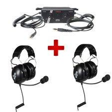 Pack liaison rallye : radio GT2i Race & Safety PRO-2 et 2 casques PRO 2
