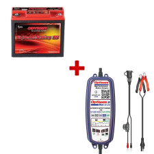 Odyssey Extreme Racing 25 Battery Pack + Optimate 2 Duo Battery Charger
