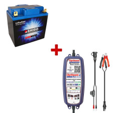 Pack Batterie Lithium Shido 30A & Chargeur OptiMate 2 DUO 12V : Gestion d’Énergie Complète pour Sport Auto & Ateliers