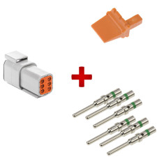 Pack de connectique pour connecteur DEUTSCH DTM femelle 6 voies
