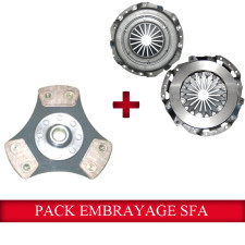 Pack Kupplung Mechanismus + Scheibe Metall Sinter Starr Citroën AX / Peugeot 106 / 205 Rallye