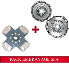 Pack embrayage renforcé pour Peugeot 306 S16 et 405 MI16 - Bratex 4 patins