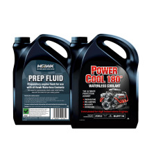 Evans Oil Change Prep Kit + 2L Power Cool cooling fluid