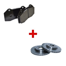 Brake Pack front discs + pads Peugeot 206 RC