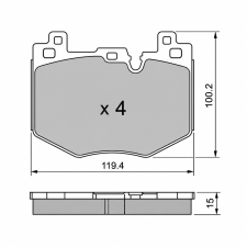 BMW M135 xDrive F70 GT2i Club Front Brake Pads