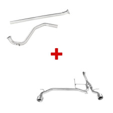 Kit di scarico Inoxcar per Suzuki Swift Sport Hybrid 1.4 (129 cv) - Soluzione Cat-Back – GPF Back