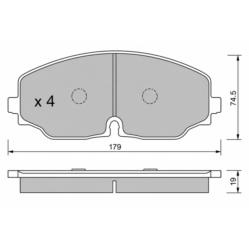 Pastiglie freno GT2i Club Volkswagen Tayron R41 anteriori - GT-PC11710W - 8032747538715