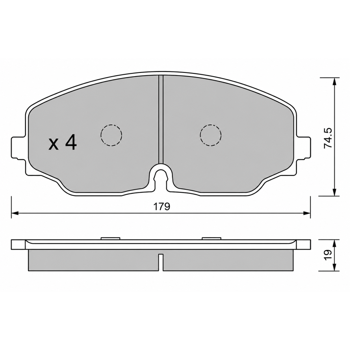 Volkswagen Tayron R41 GT2i Club Front Brake Pads - GT-PC11710W - 8032747538715