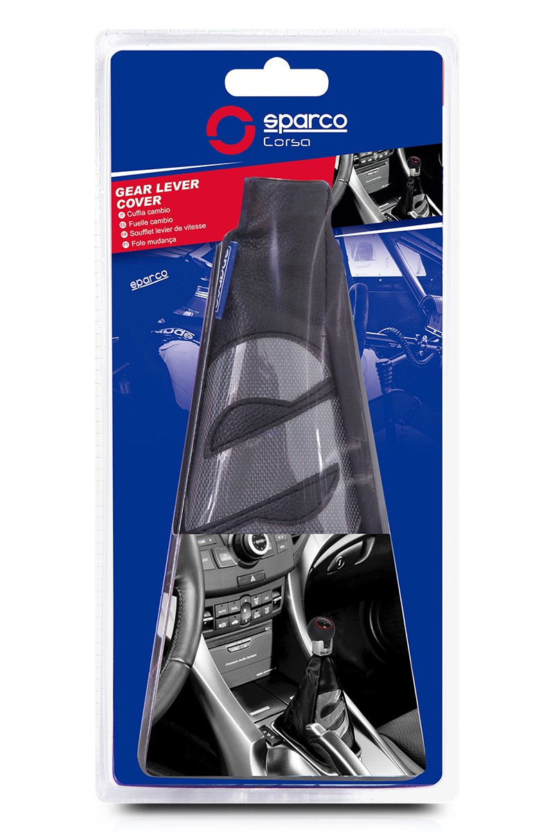 Soffietti della leva del cambio dei rapporti Sparco Nero 25 cm OPC07070001 - LI-OPC07070001-S - OPC07070001 STOCK - 8430046081244
