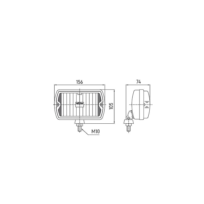 SIM High-Beam Headlight for Peugeot 205 GTI, 106 XSI, 306, and ZX Volcane - SIM-3211 - 3211.0000000 - 3666618848396