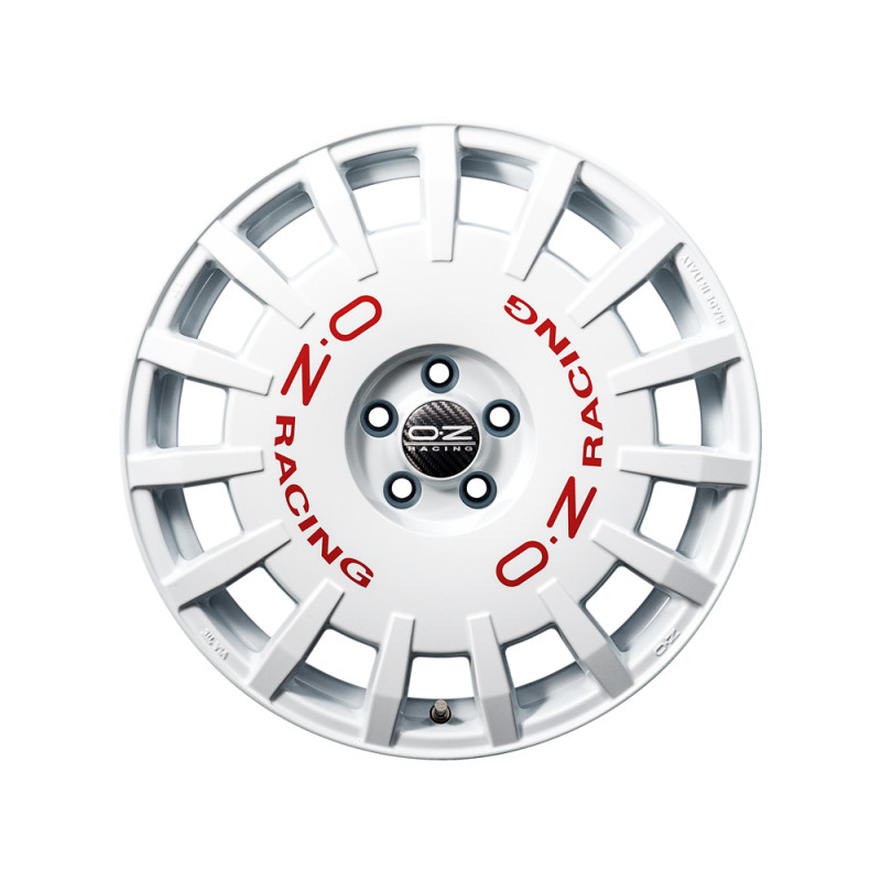 OZ RALLY RACING Aluminum Rim 8x17 ET35 Race White 5X100 - OZ-W01A33001-BL - W01A33001 33 - 3666618848525