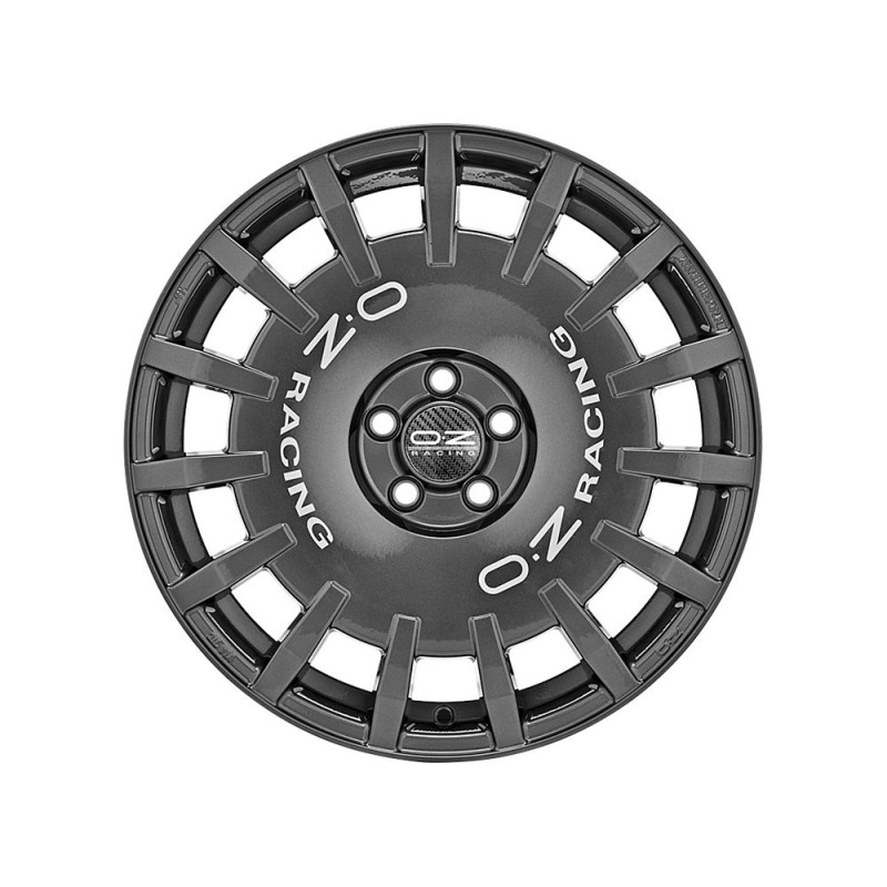 Cerchio OZ RALLY RACING in alluminio 8x17 ET35 grafite scuro - OZ-W01A33001-GF - W01A33001T9 - 3666618848532
