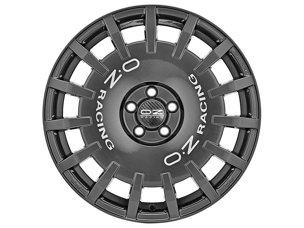 Cerchio OZ RALLY RACING in alluminio 8x17 ET35 grafite scuro - OZ-W01A33001-GF - W01A33001T9 - 3666618848532