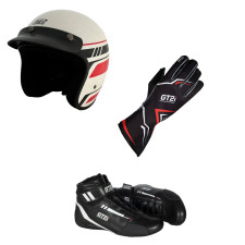 GT2i Track Days Driver Pack: Open-face helmet and karting gear for track days!