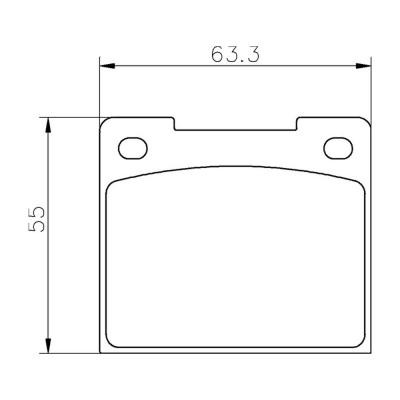 Pastiglie freno Mintex posteriore Peugeot 208 R2 - MI-MGB533-MRM1802 - MGB533-MRM1802 - 3666618528854