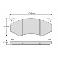 Bremsbeläge CL Brakes RC6 Tarox B32 SP0239 5015W58T17RC6