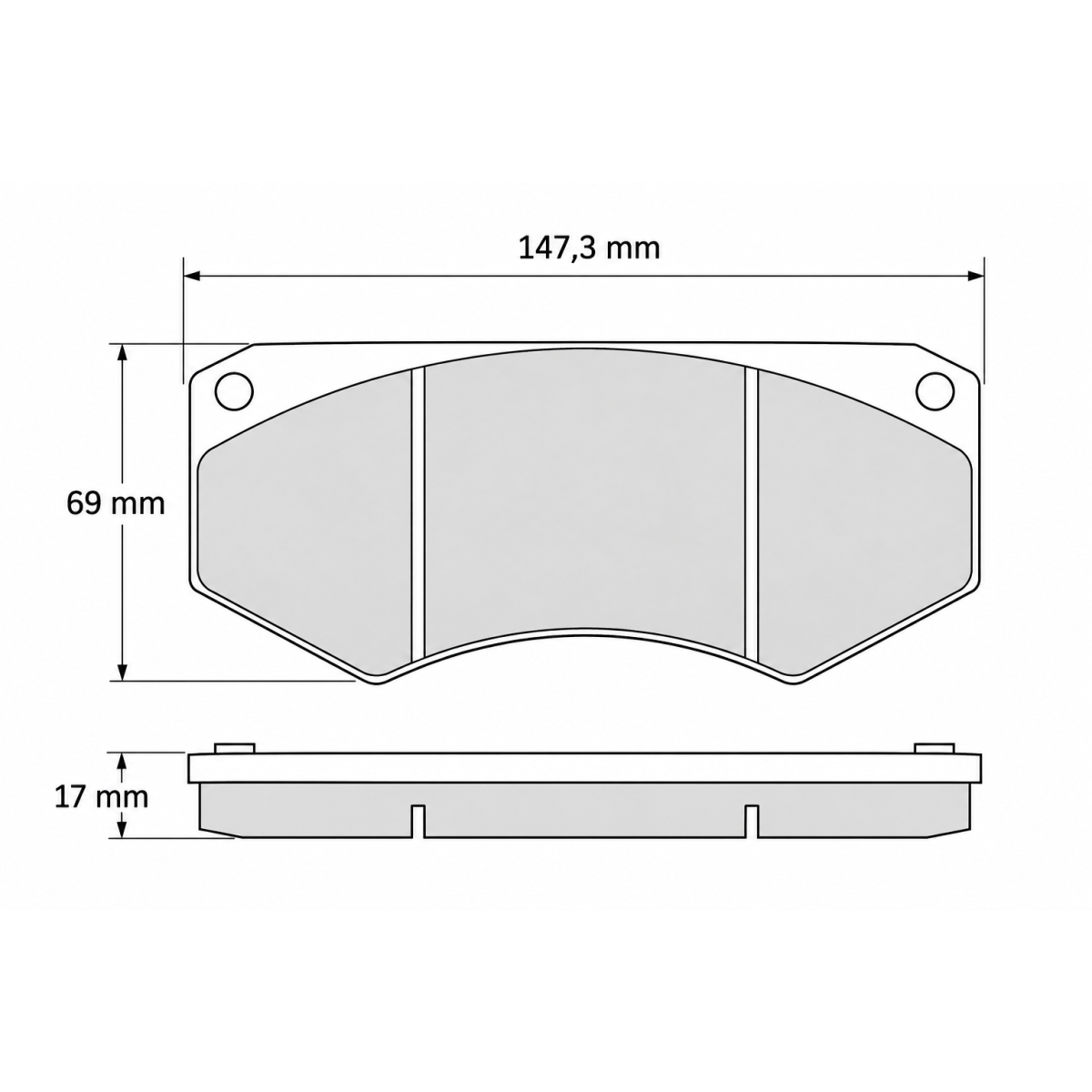 CL Brakes RC6 Tarox B32 SP0239 5015W58T17RC6 Brake Pads - CL-5015W58T17RC6 - 5015W58T17 RC6 - 3661768202425