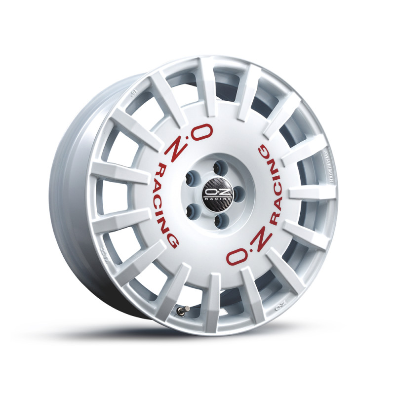 Jante OZ RALLY RACING Alu 8x17 ET35 Blanc Race 5X100 - OZ-W01A33001-BL - W01A33001 33 - 3666618848525