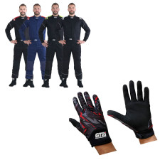 Mechaniker-Set: Overall + Handschuhe für Profis: passender Mechaniker-Overall und passende Handschuhe