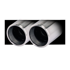 Uscita Scarico Inoxcar 2x80 lunghezza 230mm