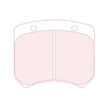 Plaquettes de frein CL Brakes (Carbone Lorraine) 5001W43T14RC8
