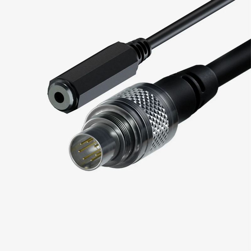 AIM-Kabel mit 7-poligem CAN-Stecker und 3,5-mm-Klinkenbuchse für Mikrofon - AIM-SM-EMIC.1 - SM-EM