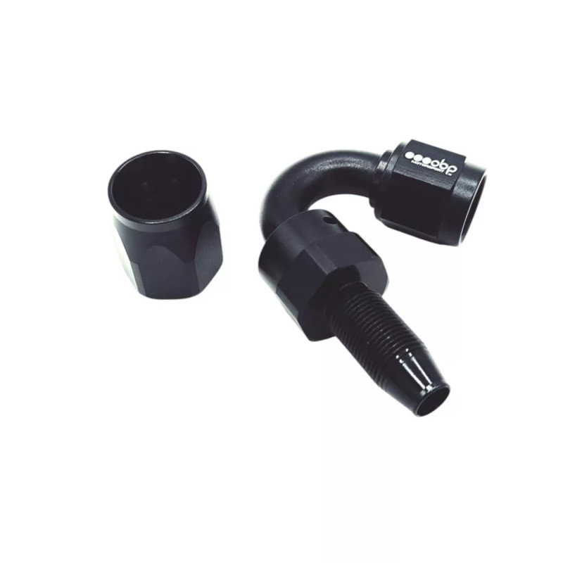 Black Aluminum 150° OBP CPE Female Fitting - OBP-CPE-150.D6 - OBP-CPE-6-150