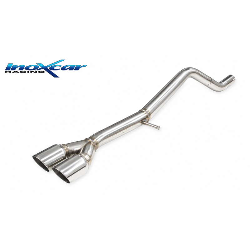 Silencieux tube INOXCAR 2x80 mm - Alfa Romeo Junior - ALJUN.02.RA - IC-ALJUN02RA - ALJUN.02.RA - 3666618799766