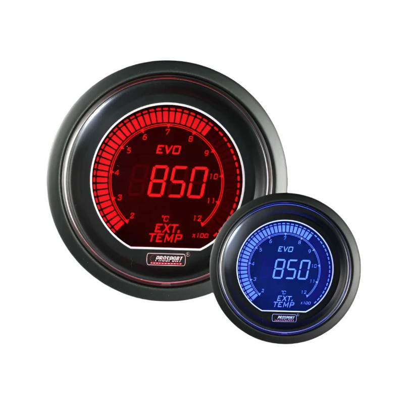 Manometro EGT Prosport EVO 52 mm – 216EVOEGT-C - CT-TECH-004 - 216EVOEGT-C - 3661768500033