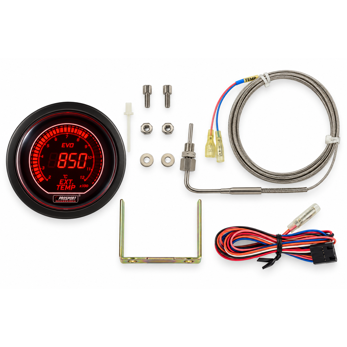 EGT-Manometer Prosport EVO 52 mm – 216EVOEGT-C - CT-TECH-004 - 216EVOEGT-C - 3661768500033