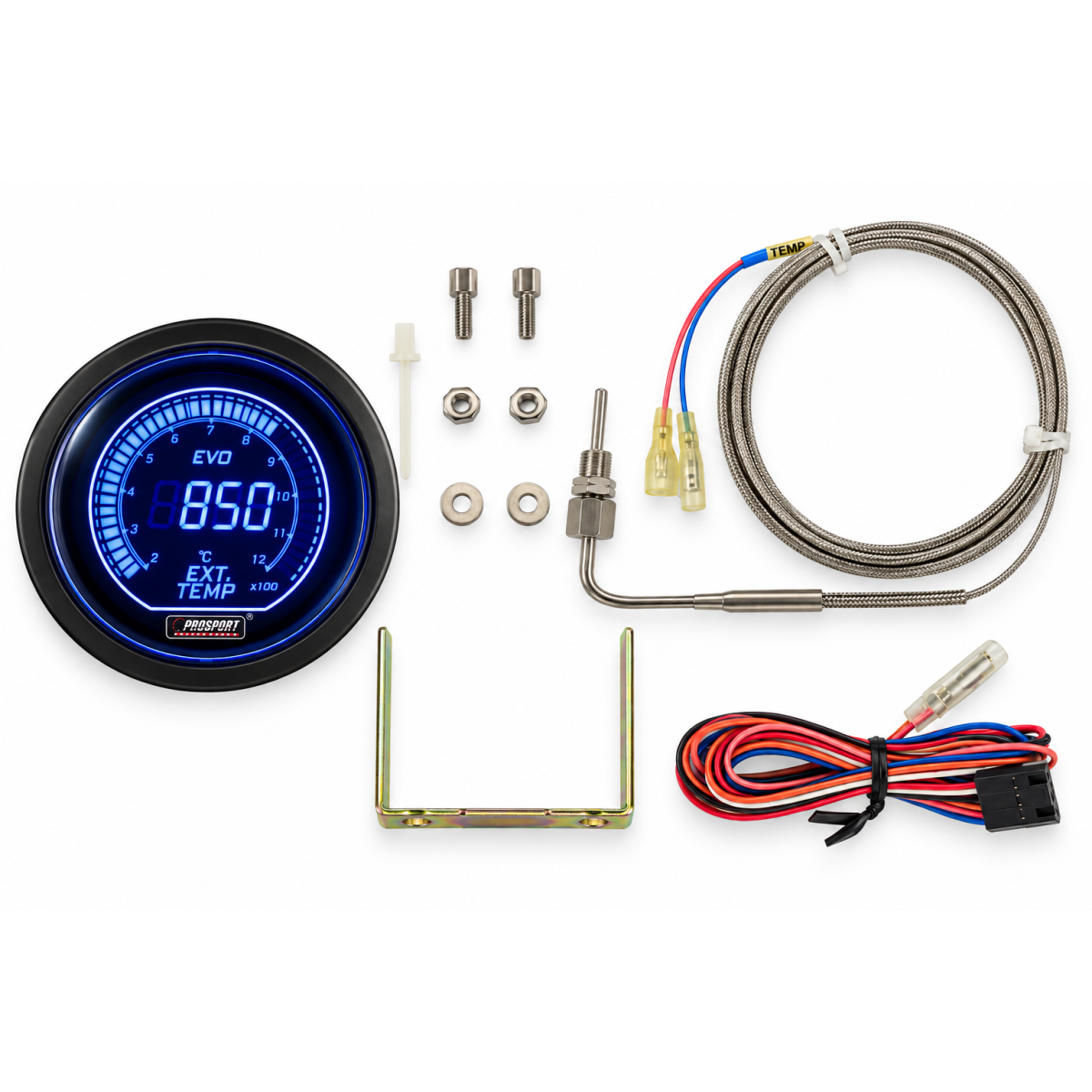 EGT-Manometer Prosport EVO 52 mm – 216EVOEGT-C - CT-TECH-004 - 216EVOEGT-C - 3661768500033