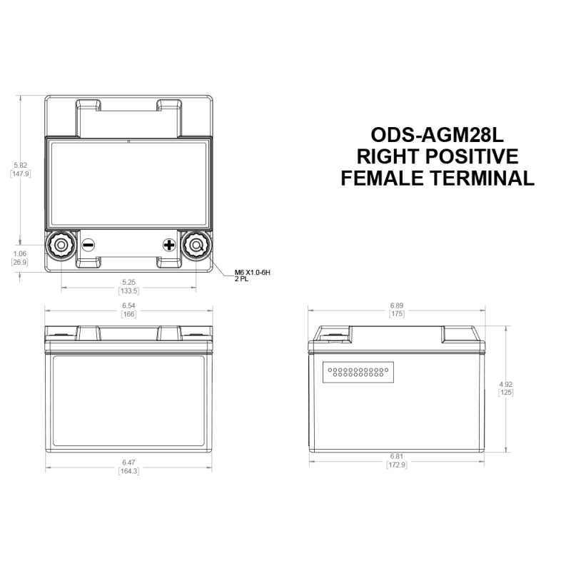 Batterie compétition AGM Odyssey Extreme PC925 ODS-AGM28L 28 Ah 925 PHCA - ODY-EXTREME-35 - ODS-AGM28L - 3661768221402