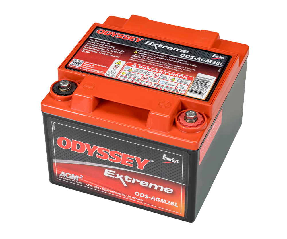 Batteria da competizione AGM Odyssey Extreme PC925 ODS-AGM28L 28 Ah 925 PHCA - ODY-EXTREME-35 - ODS-AGM28L - 3661768221402