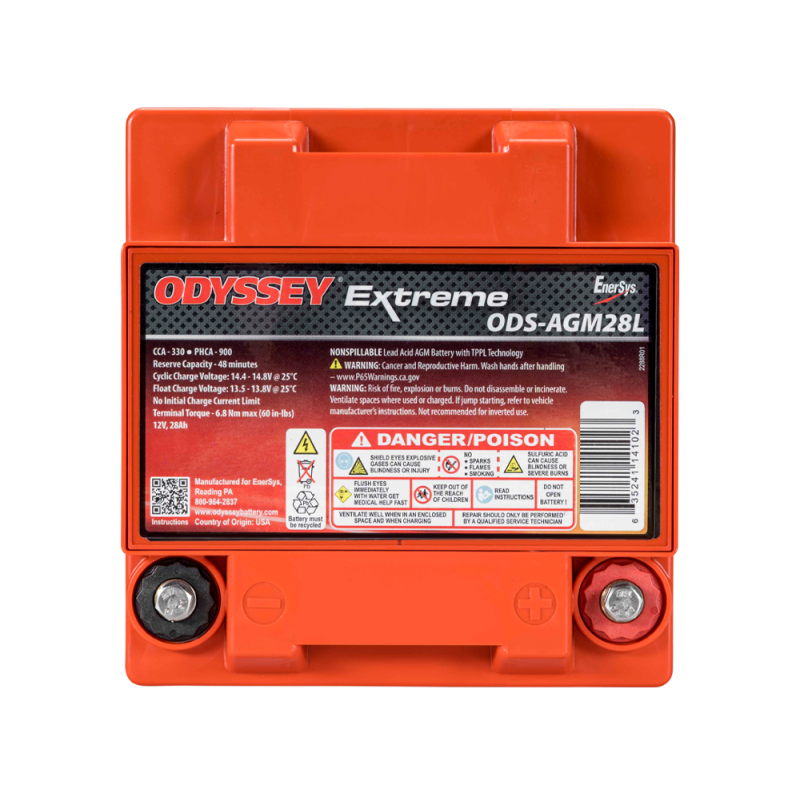 AGM-Rennbatterie Odyssey Extreme PC925 ODS-AGM28L 28 Ah 925 PHCA - ODY-EXTREME-35 - ODS-AGM28L - 3661768221402