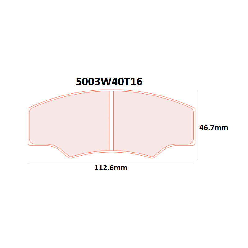 Bremsbeläge CL Brakes RC5+ AP Racing CP2361 – 5003W40T16 - CL-5003W40T16RC5 - 5003W40T16 RC5+ - 3666618081465