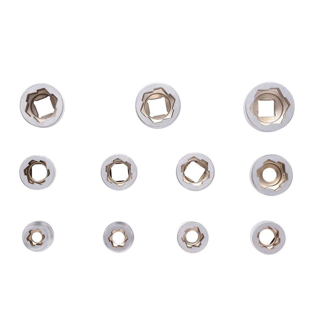 Set di bussole Draper per l'estrazione di bulloni, 3/8'' (11 pezzi). - DRA-13894 - D13894 - 5059482064104