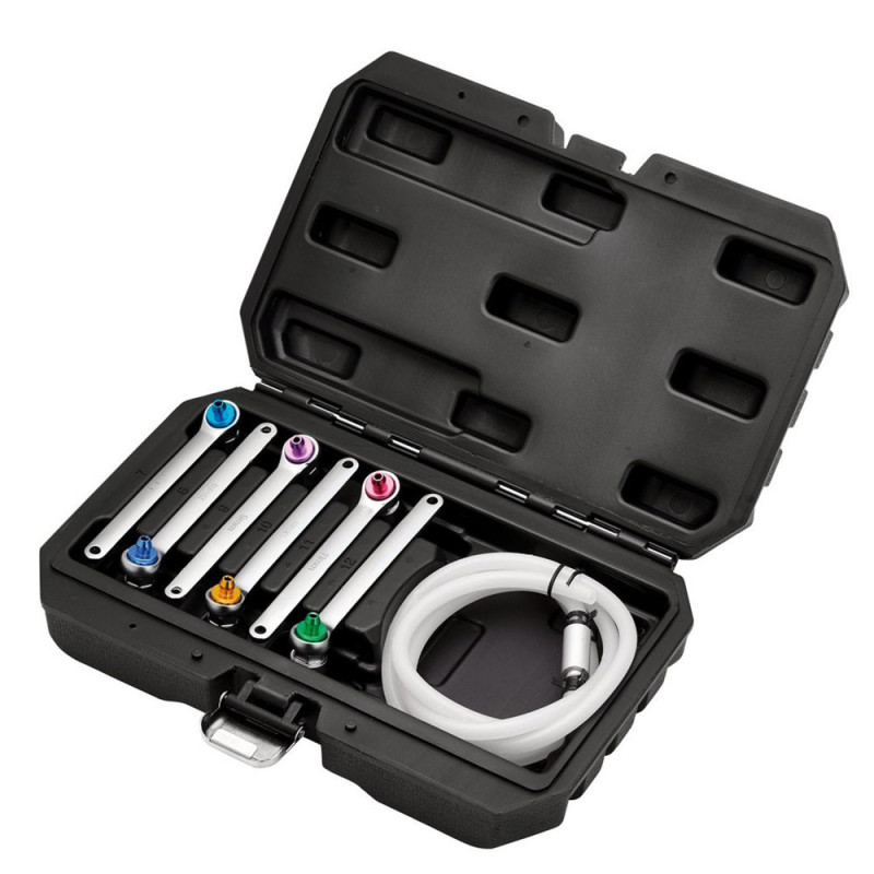 Draper Bremsenentlüftungsschlüsselsatz, (7-teilig). - DRA-12395 - D12395 - 5059482061257