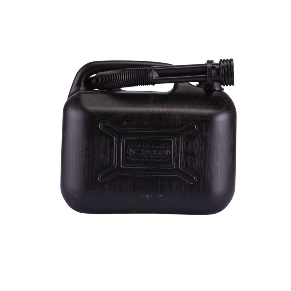 Draper Plastik-Kraftstoffkanister, 5L, schwarz. - DRA-09053 - D09053 - 5059482040191