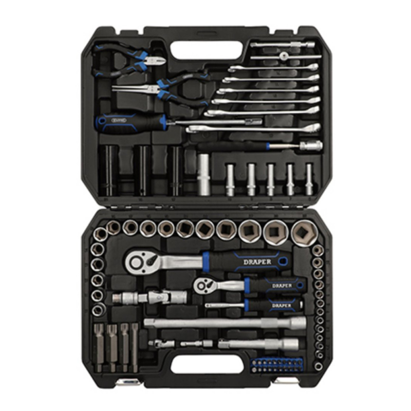 Set di bussole metriche Draper HI-TORQ, ¼'' e ½'' (83 pezzi). - DRA-21444 - D21444 - 5059482043932
