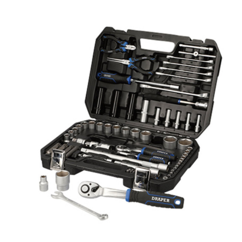 Metrischer Steckschlüsselsatz HI-TORQ Draper, ¼'' und ½'' (83 Teile). - DRA-21444 - D21444 - 5059482043932