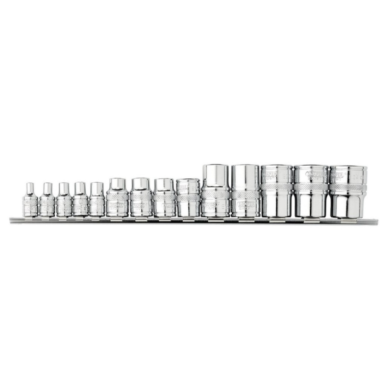 Steckschlüsselsatz Draper Expert TX-STAE, ¼'', 3/8'' und ½'' (14-teilig). - DRA-34415 - D34415 - 5010559344154