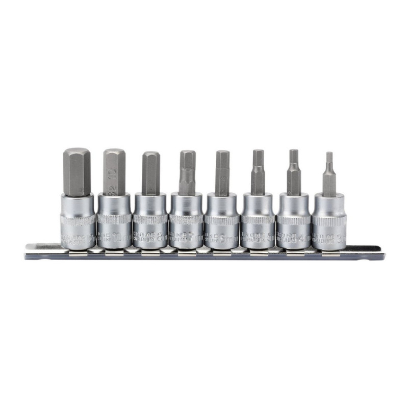 DRAPER metric hex socket set 3/8, 48mm (8 pcs.) - DRA-16285 - D16285 - 5010559162857